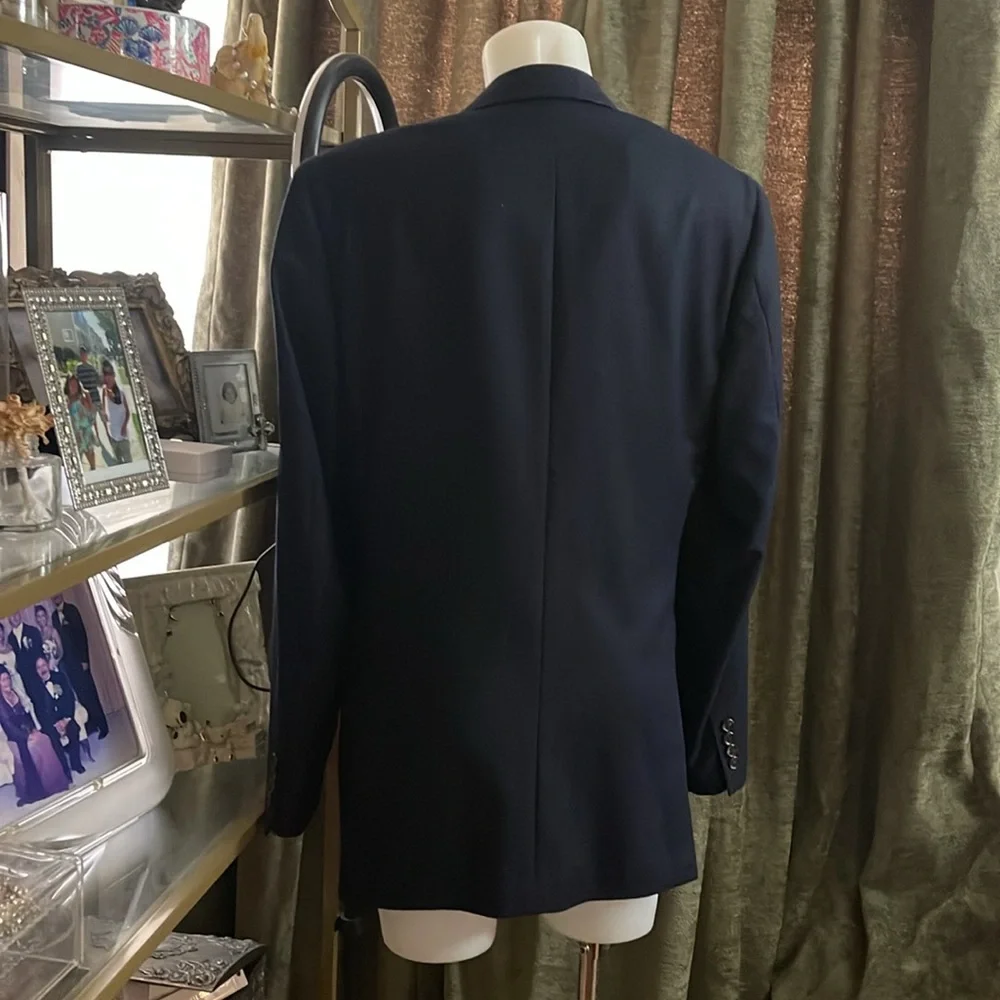 J.Crew Ludlow Suit Jacket 100% American Wool Blue 36R